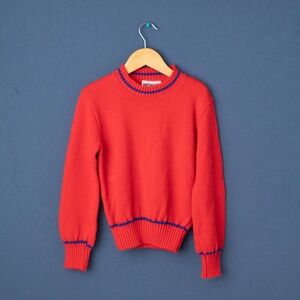 VINTAGE Red knit sweater